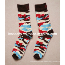 Armee-Socken aus gekämmter Camouflage-Baumwolle